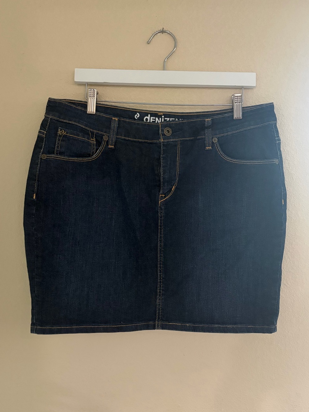 Levi's Dark Blue Denim Mini Skirt